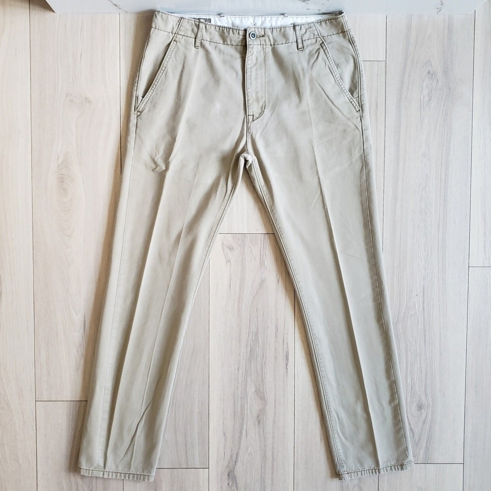 Levis Pants Mens 32x32 Beige Chino Straight Golf Khaki‎ Trouser White Tab